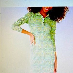 Junior body con mini long sleeve polo nwt size large